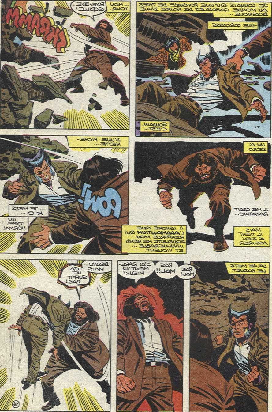 Scan de l'épisode Serval Wolverine